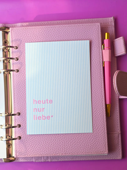 Postkarte "Heute nur Liebe"