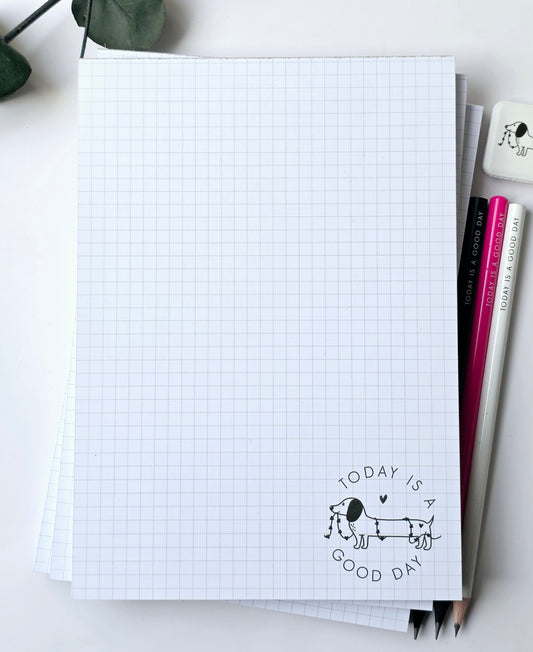 Notizblock "Dackel Today is a good day" in A5