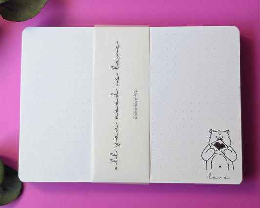 Karteikarten Bär "all you need is love" (A6)